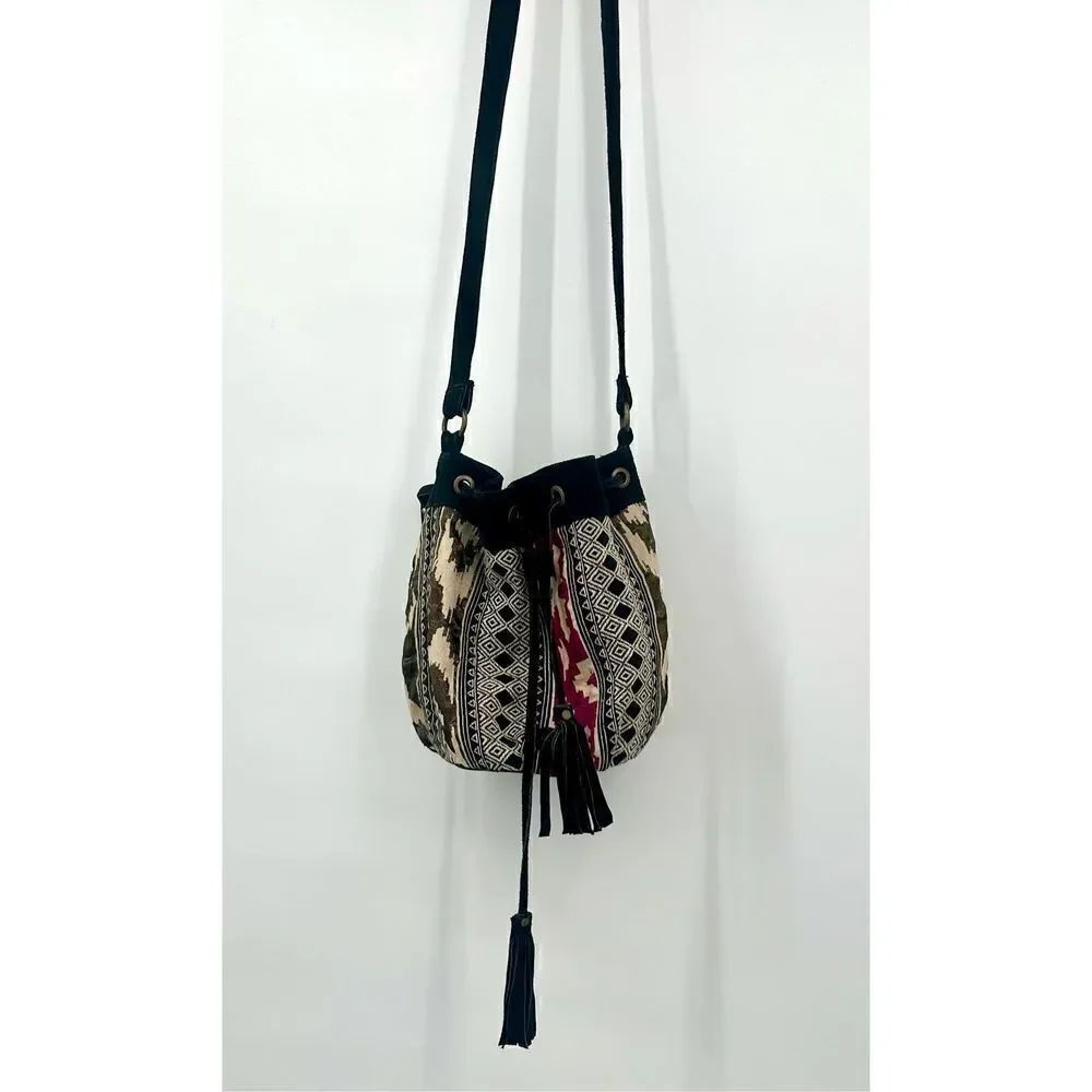 Forever 21 Bohemian drawstring bag